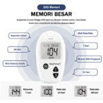 Alat Ukur Cek Gula Darah Instant Sinocare Safe-Accu 200 Memori
