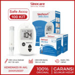 Alat Ukur Cek Gula Darah Instant Sinocare Safe-Accu 200 Memori