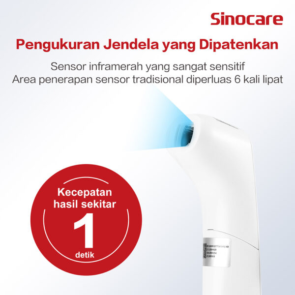 Termometer Suhu Infrared Digital AET-R1D1 Indikator Warna Sinocare