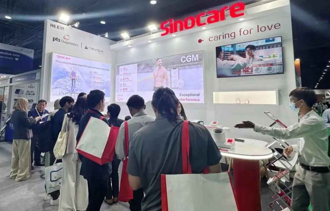 Sinocare Hadiri The Asia Health & Medlab Asia 2024 Thailand