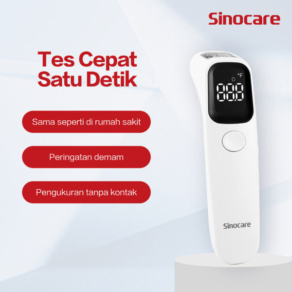 Termometer Suhu Infrared Digital AET-R1D1 Indikator Warna Sinocare