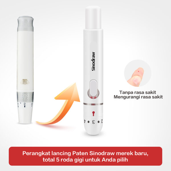 Alat Ukur Cek Gula Darah Instant Sinocare Safe AQ Smart 95% Akurat